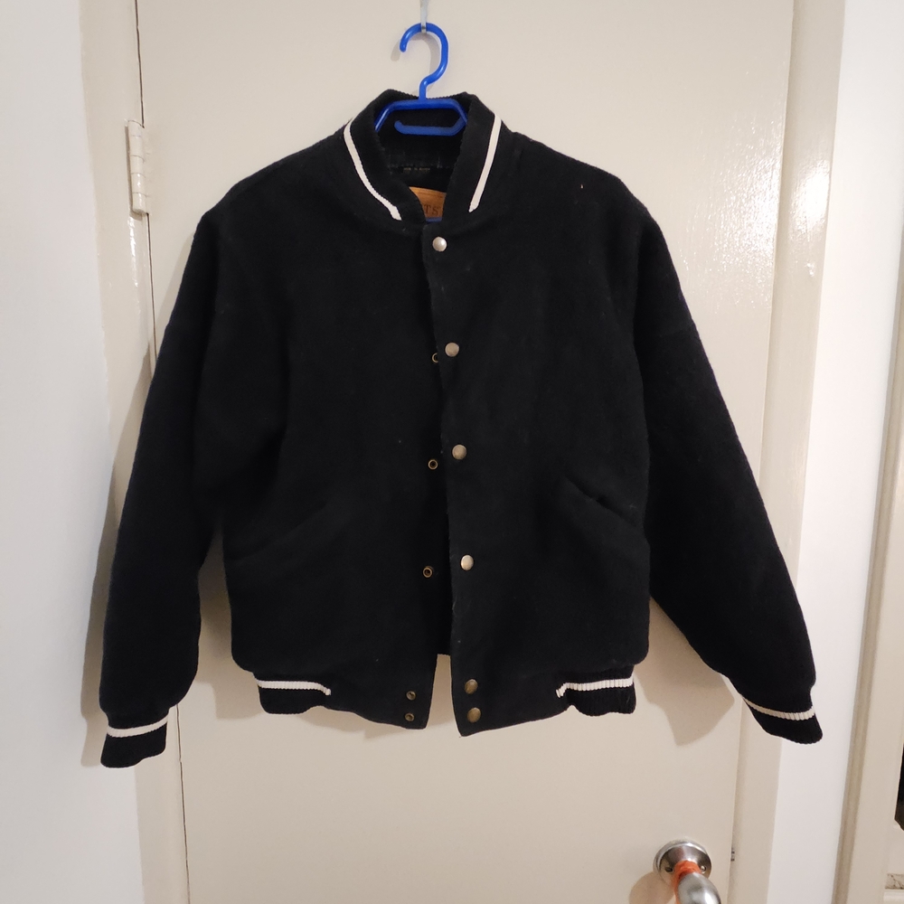 Stylish Black Varsity Jacket for Men